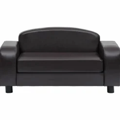 MAISON EXCLUSIVE - Canapé pour chien marron 80x50x40 cm similicuir
