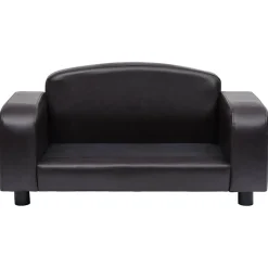 MAISON EXCLUSIVE - Canapé pour chien marron 80x50x40 cm similicuir