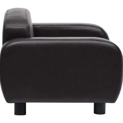 MAISON EXCLUSIVE - Canapé pour chien marron 80x50x40 cm similicuir