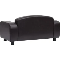 MAISON EXCLUSIVE - Canapé pour chien marron 80x50x40 cm similicuir
