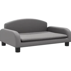 MAISON EXCLUSIVE - Lit pour chien gris 70x45x30 cm similicuir