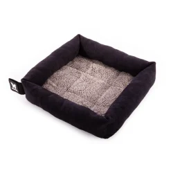 MARTIN SELLIER - Corbeille Damier Doudouzen pour chien, coloris marron - T.30