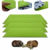 NEO SOLVO - Lot de 4 - tapis pour cochon d'inde et lapin en polaire 70 x 35 cm - polaire absorbant, lavable en machine, economique