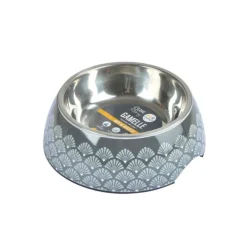 PARIS PRIX - Gamelle pour chien & chat "new art" 17cm anthracite