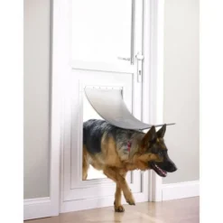 PETSAFE - - chatiere staywell résistante en aluminium pour gros chien , avec systeme de verrouillage, robuste, isolante - taille