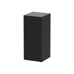 TECATLANTIS - Meuble pour aquarium Kubus 54 en bois noir - 39x40x90 cm