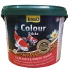 TETRA - Pond sticks colour 8-12 mm, seau 10 litres 1.9 kg, tetra pour poisson d'orn