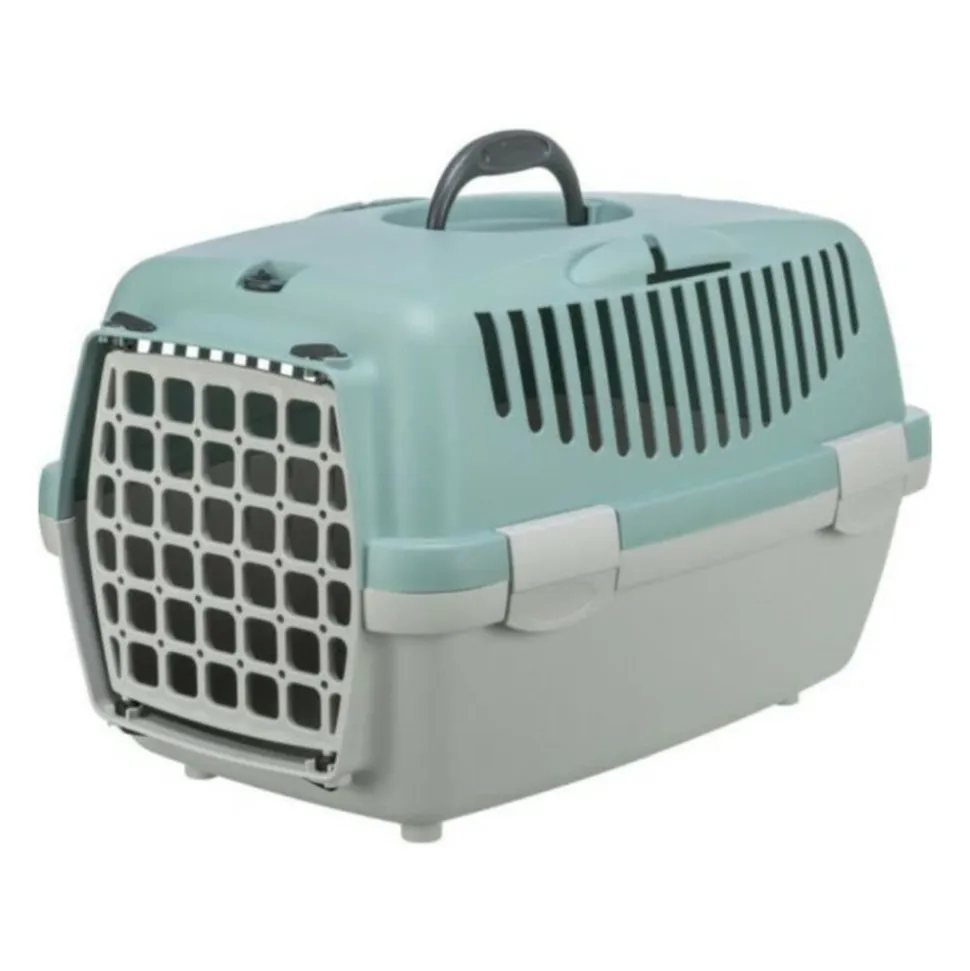 TRIXIE - Box de transport - trixie - capri 1 - xs : 32 x 31 x 48 cm - gris clair / sauge