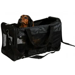 TRIXIE - Cage de transport pour chiens ryan polyester 54x30x30 cm noir