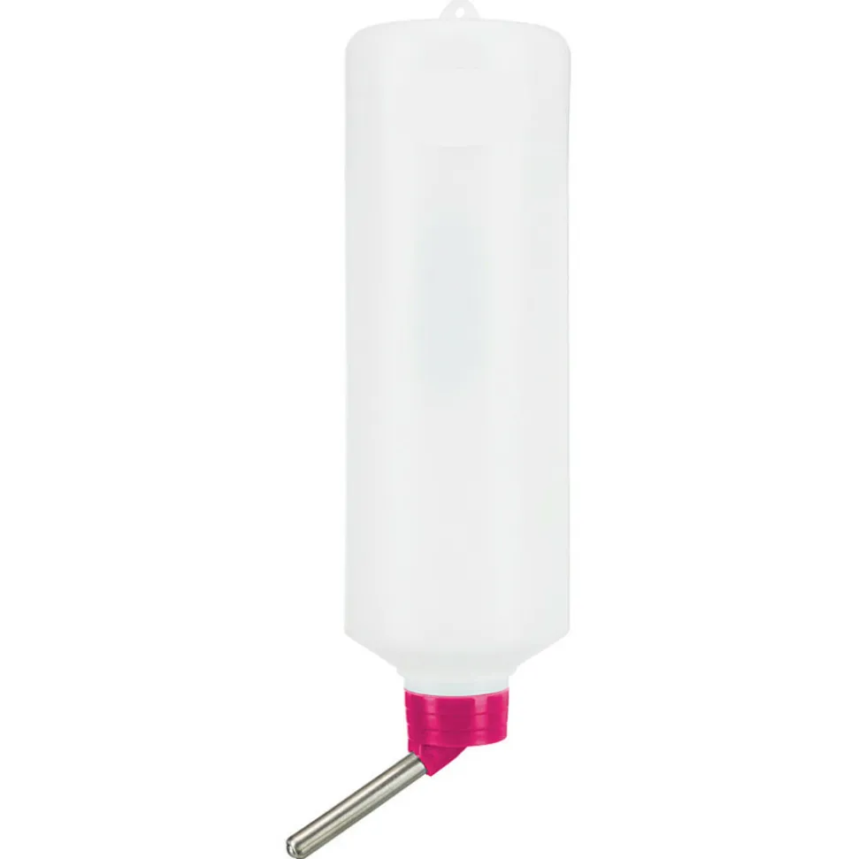 TRIXIE - Un biberon 600 ml en plastique avec support métal pour lapins coloris aléat