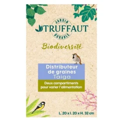 TRUFFAUT BIODIVERSITÉ - Distributeur de graines Taîga pour oiseaux du jardin