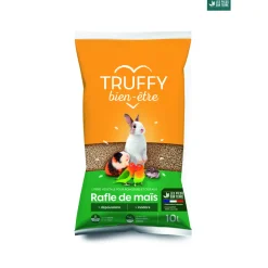 TRUFFY - Litière végétale de maïs Truffy bien être 10L