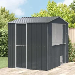 VIDAXL - Cage pour oiseaux anthracite 215 x 310 x 247 cm acier galvanisé
