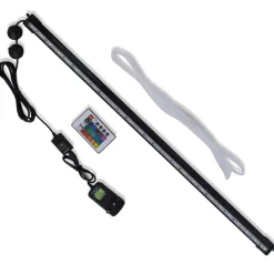 VIDAXL - Lampe led de bulles d'aquarium rvb 71 cm