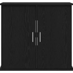 VIDAXL - Support pour aquarium chêne noir 81x36x73 cm bois d'ingénierie