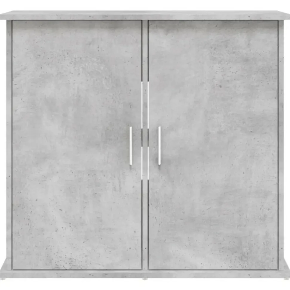 VIDAXL - Support pour aquarium gris béton 81x36x73 cm bois d ingénierie