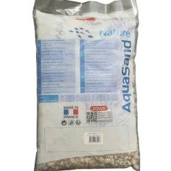 ZOLUX - Gravier décoratif gris d'environ 8-16mm aquasand de 4.5 kg