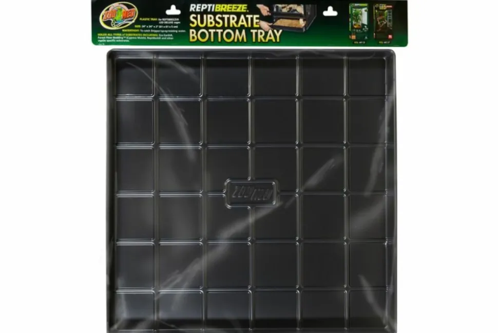 ZOOMED - Plateau à substrat pour reptibreeze - substrate bottom tray extra-large - fond pour terrarium destiné aux lézards type caméléon