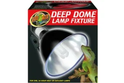 ZOOMED - Support de lampe - deep dom - support d'ampoule chauffante / uvb pour reptiles (lézards, serpents, tortues), amphibiens et inve