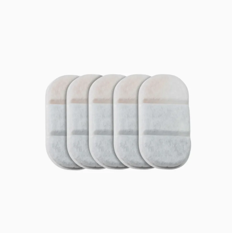 Akoi - lot de 5 filtres double action pour fontaine à eau