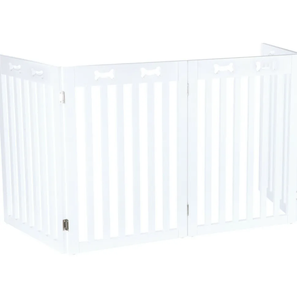 ANIMALLPARADISE - Barrière pour chiens, 4 parties. Taille 60-160 x 75 cm