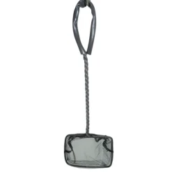 ANIMALLPARADISE - Epuisette filet noir, maille moyenne, 10 cm x 8.5 x 32 cm, aquarium