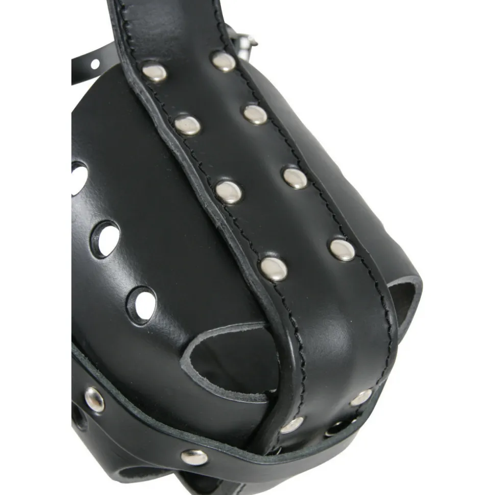 ANIMALLPARADISE - Muselière en cuir pour rottweiler pour chien.