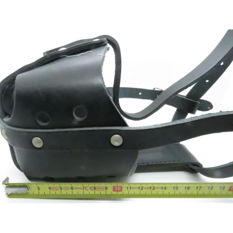 ANIMALLPARADISE - Muselière en cuir pour rottweiler pour chien.