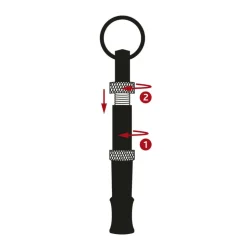 ANIMALLPARADISE - Sifflet haute fréquence 5 cm pour entrainement canin