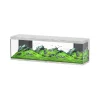 AQUATLANTIS - Aquarium équipé Splendid Led 2.0 Chêne Blanc L.200xP.50xH.61cm