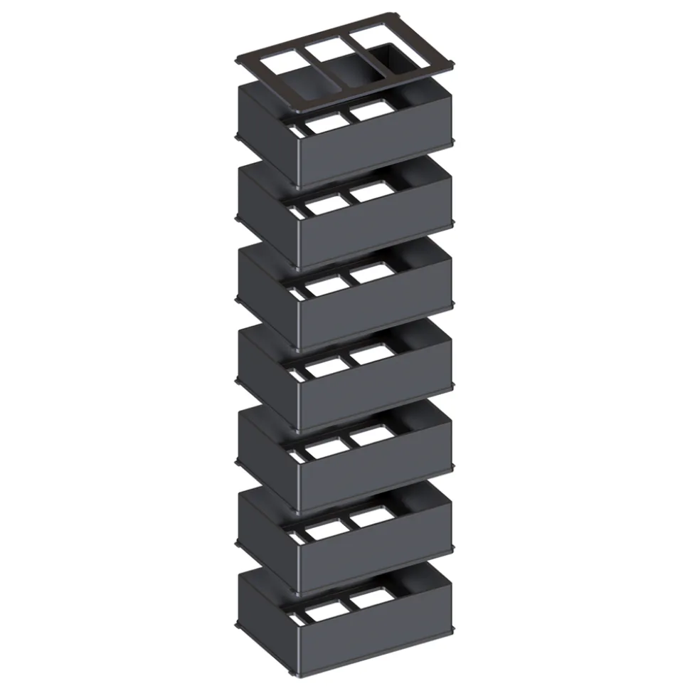 AQUATLANTIS - Kit 5 gobelets modulaires pour Mini Biobox - taille L