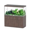 AQUATLANTIS - Meuble avec aquarium Sublime en bois chêne brun - 148,5x58,8x83 cm