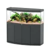 AQUATLANTIS - Meuble avec aquarium Sublime Horizon en bois gris - 150,2x53,7x83 cm