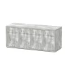 AQUATLANTIS - Meuble d'aquarium avec 4 portes Sublime Béton L.200xP.70xH.83cm
