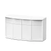 AQUATLANTIS - Meuble d'aquarium 4 portes Sublime Horizon Blanc L.150,3xP.53,5xH.83cm