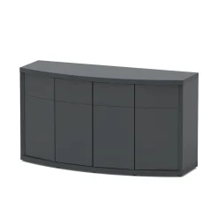 AQUATLANTIS - Meuble d'aquarium 4 portes Sublime Horizon Gris L.150,3xP.53,5xH.83cm