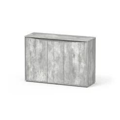 AQUATLANTIS - Meuble pour aquarium Splendid 120 en bois béton - 39,8x120,4x83 cm