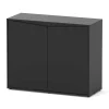 AQUATLANTIS - Meuble pour aquarium Splendid 2 portes Noir L.100xP.40xH.83cm