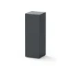 AQUATLANTIS - Meuble pour aquarium Tower 43L gris L.30 x l.30 x H.85 cm