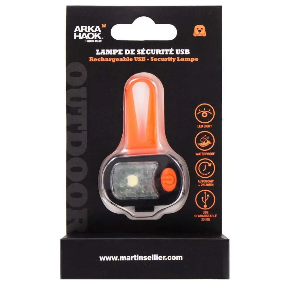 ARKA - Lampe de sécurité orange USB