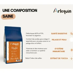 ARLEQUIN ESSENTIELLE - Croquette chien arlequin essentielle poulet 15 kg