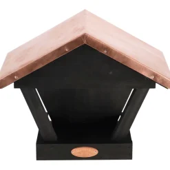 BEST FOR BIRDS - Mangeoire murale en pin et cuivre