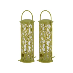 BEST FOR BIRDS - Mangeoire silo pour oiseaux chiffchaff (lot de 2)