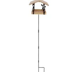BEST FOR BIRDS - Mangeoire sur pique en pin et fer