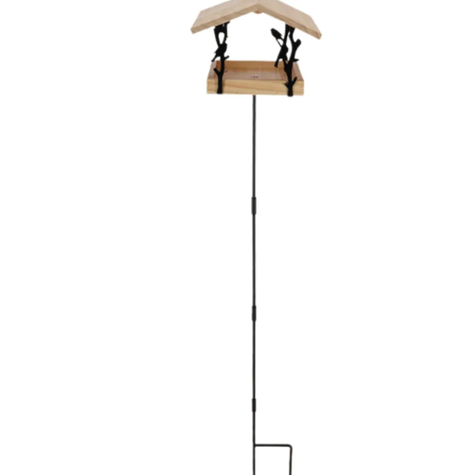 BEST FOR BIRDS - Mangeoire sur pique en pin et fer