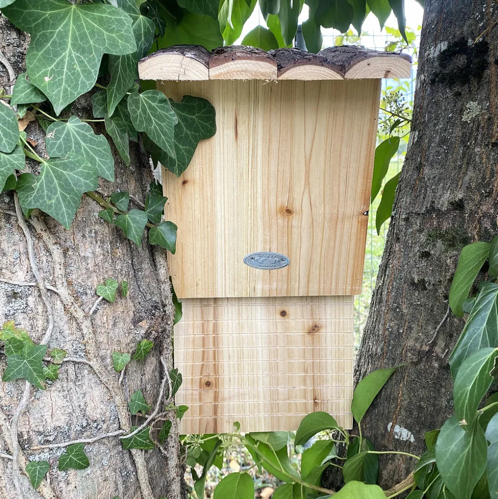 BEST FOR BIRDS - Nichoir pour chauve souris avec toît en écorce