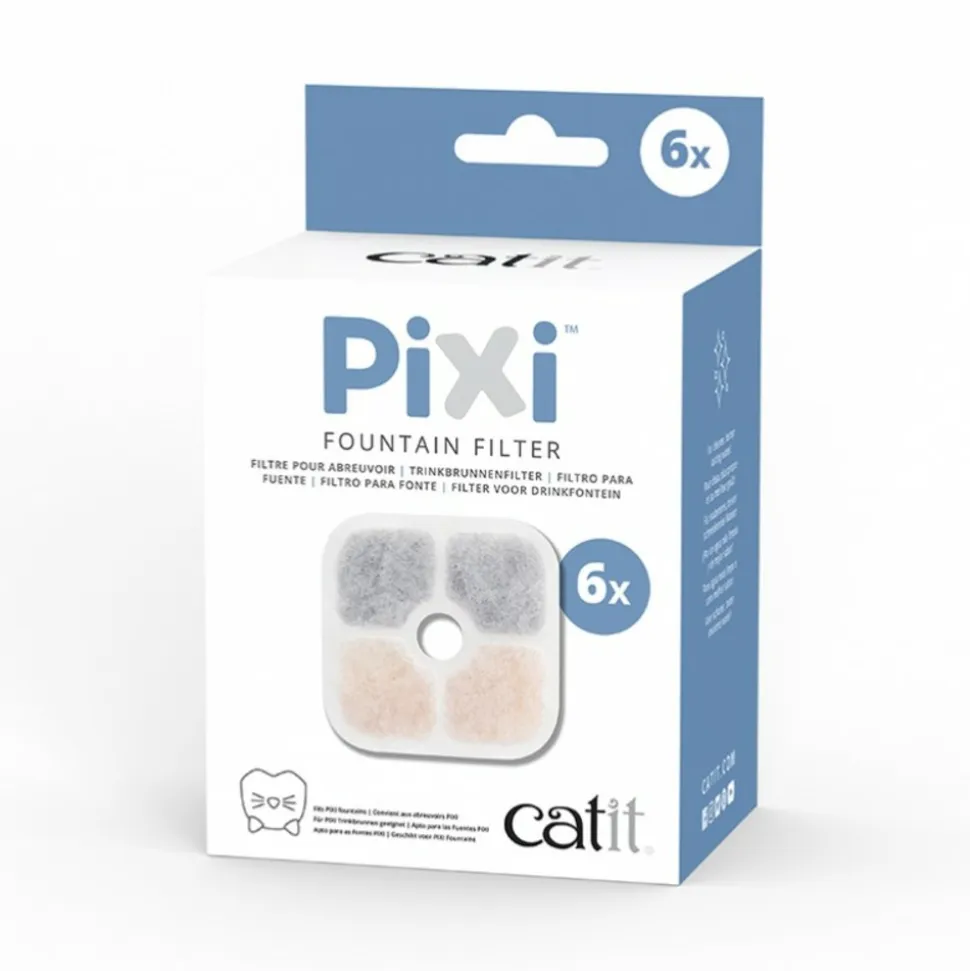 CATIT - Cat it lot de 6 filtres de rechange pour fontaine 43722
