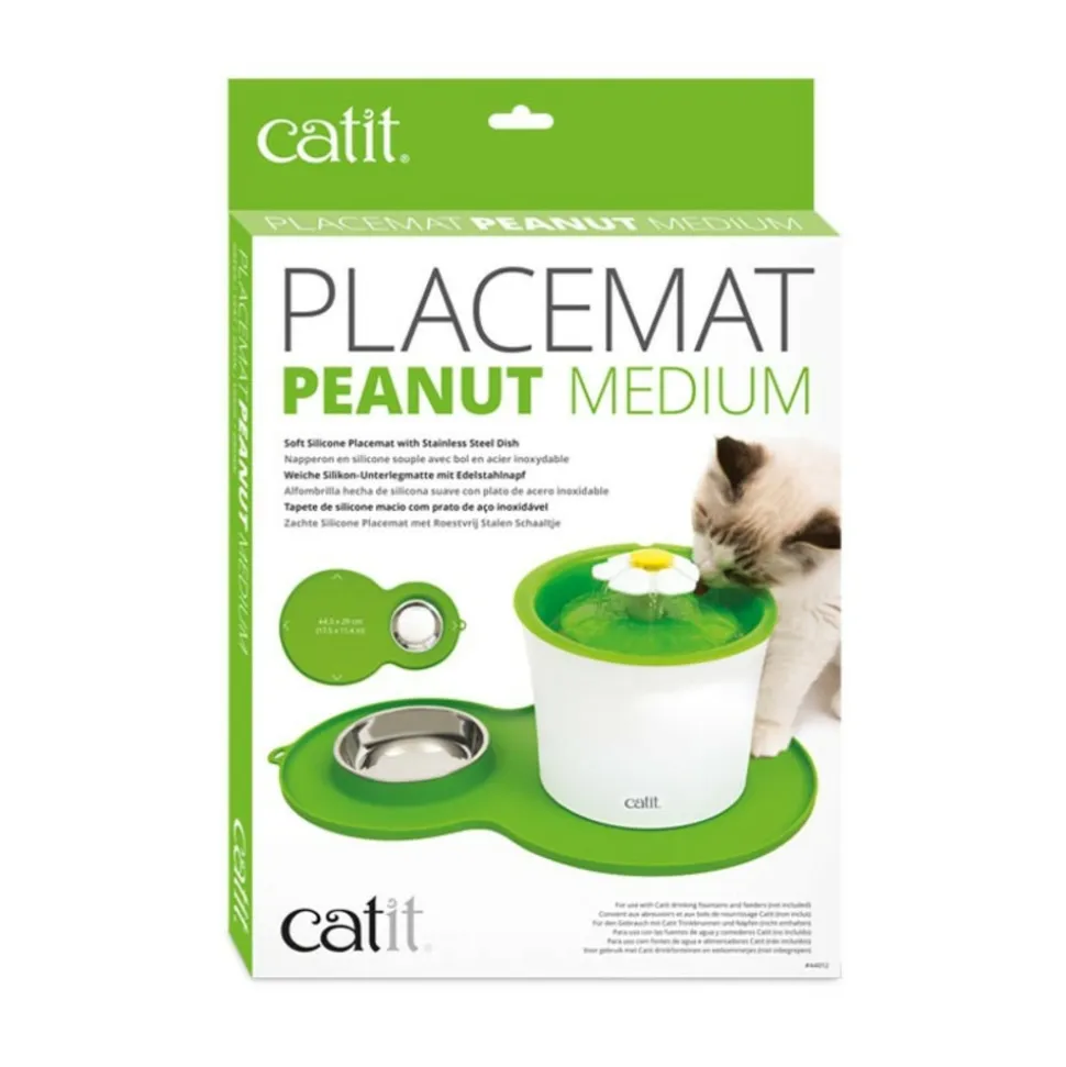 CATIT - Catit set de table peanut vert taille m