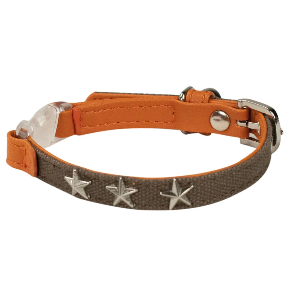 Collier chat star is born : kaki