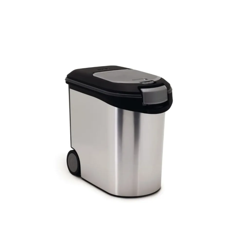 CURVER - Récipient d'aliments pour animaux 12 kg 35 l argenté
